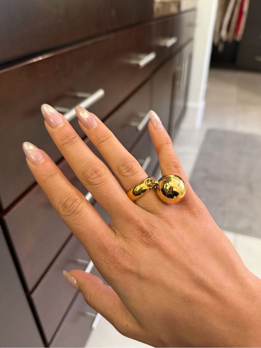 Jenny Bird Gold Lyra Ring